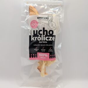 UNISZKI Ucho królicze bez futra 2szt