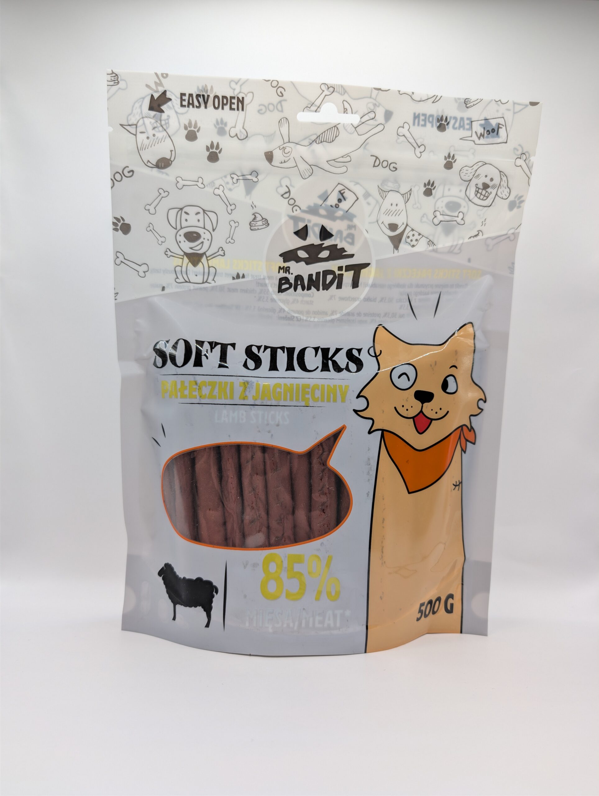 MR. BANDIT SOFT STICKS - pałeczki z jagnięciny 500g