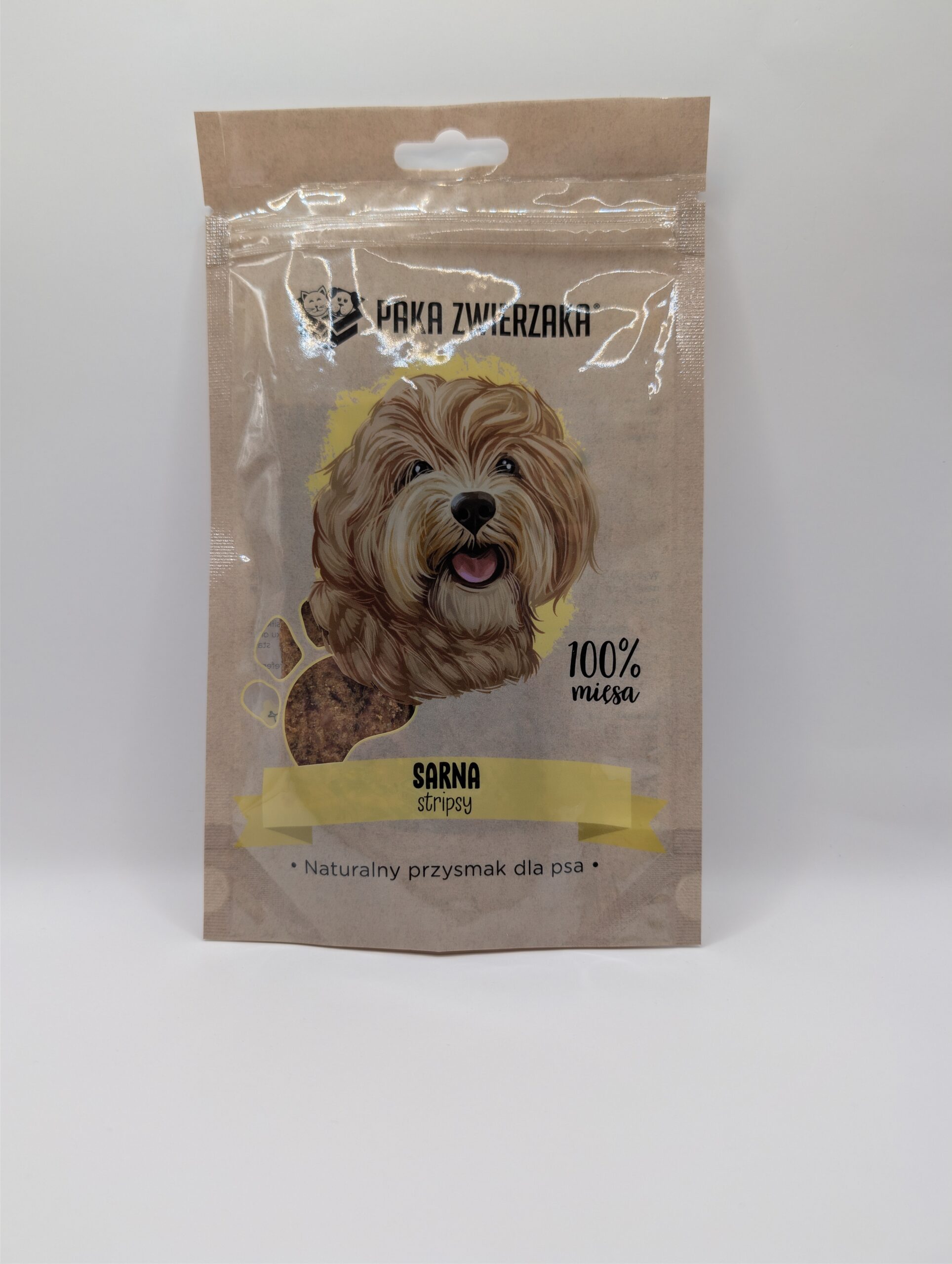Przysmak dla psa PAKA ZWIERZAKA stripsy sarna 100% 70 g