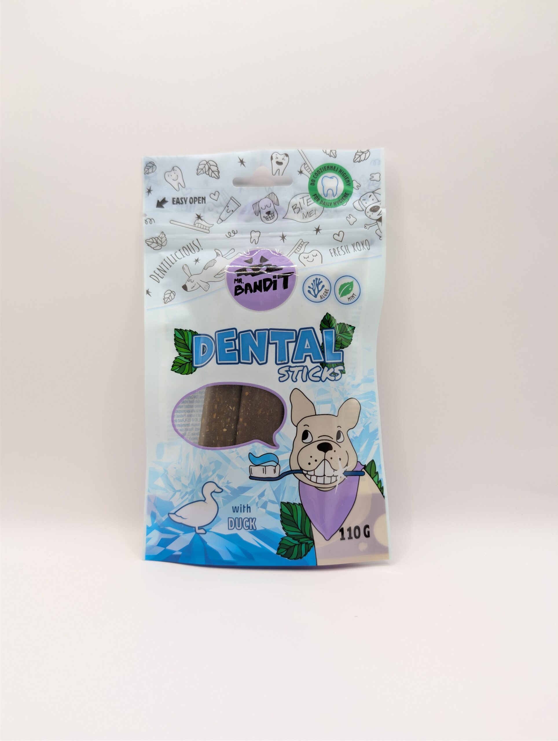 Mr. Bandit Dental Sticks z kaczką 110g