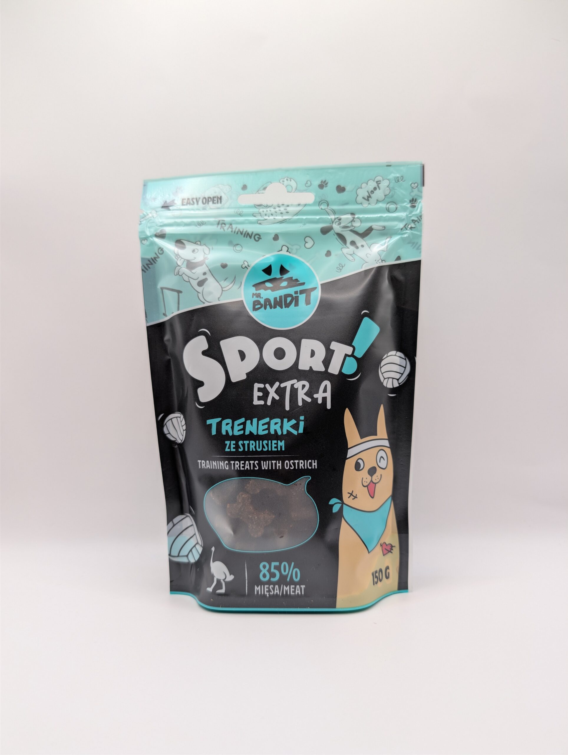 MR. BANDIT trenerki sport extra ze strusiem