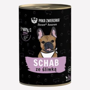 PAKA ZWIERZAKA Karma mokra dla psa Seven’th Heaven schab ze śliwką 400 g